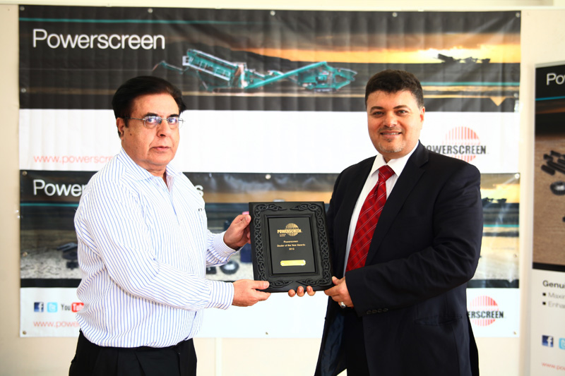 Gold for Genserv at Powerscreen awards