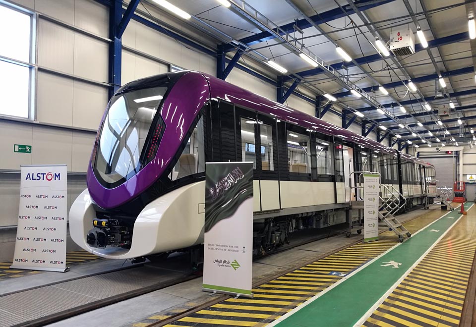 Alstom completes first Riyadh Metro train units