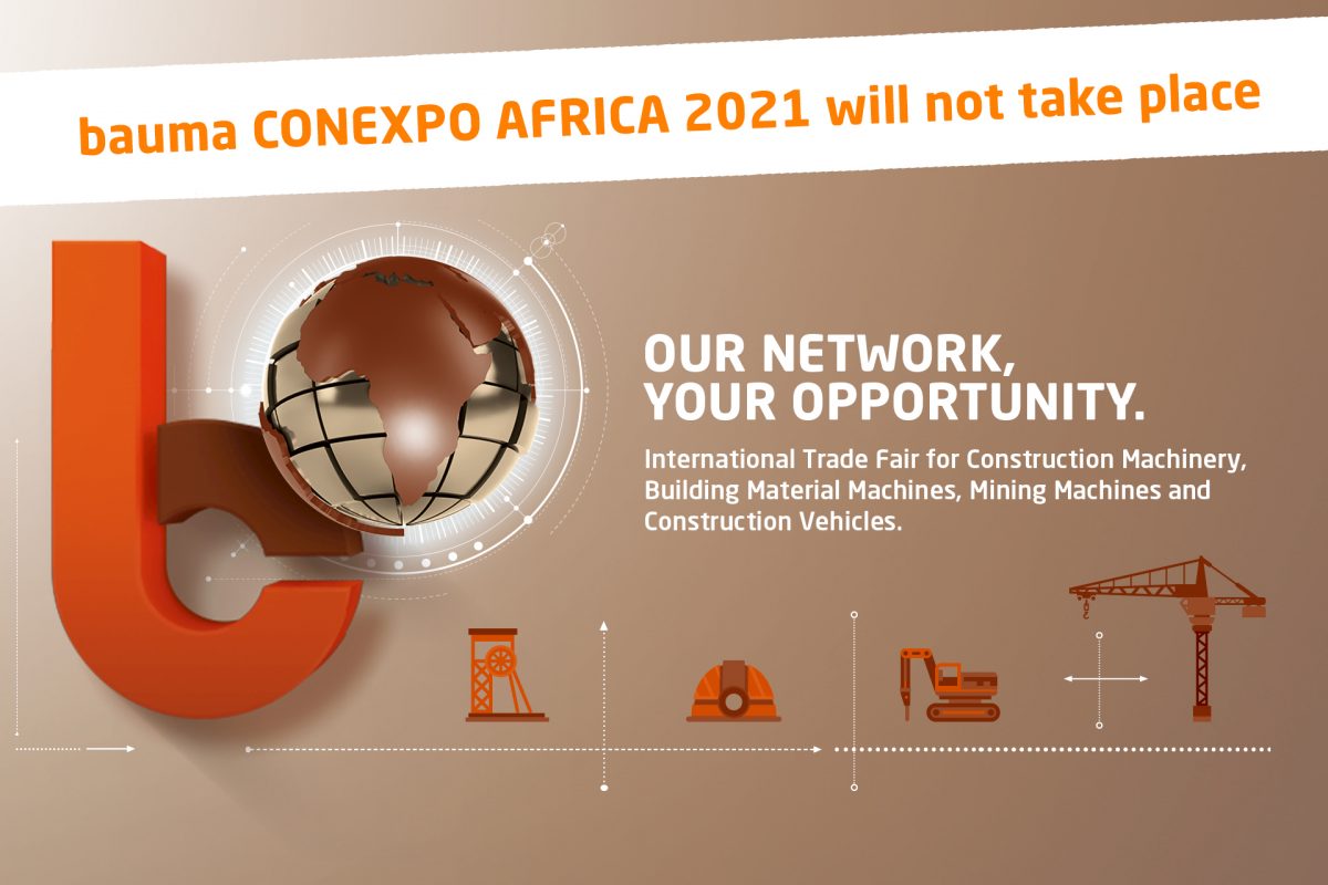 Bauma Conexpo Africa 2021 cancelled