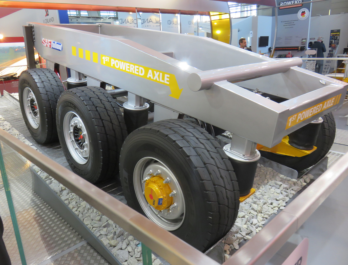 SAF-Holland to demonstrate hydraulically driven axle for semi-trailers at bauma 2019