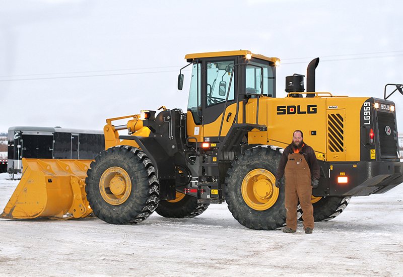 SDLG sells first wheel loader in North America