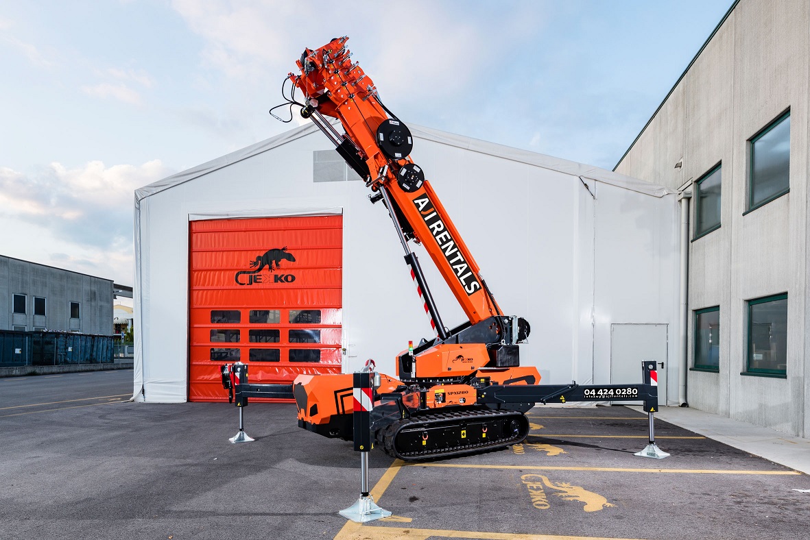 The Jekko SPX1280 brings performance and versatility to AJI Rentals' crane fleet