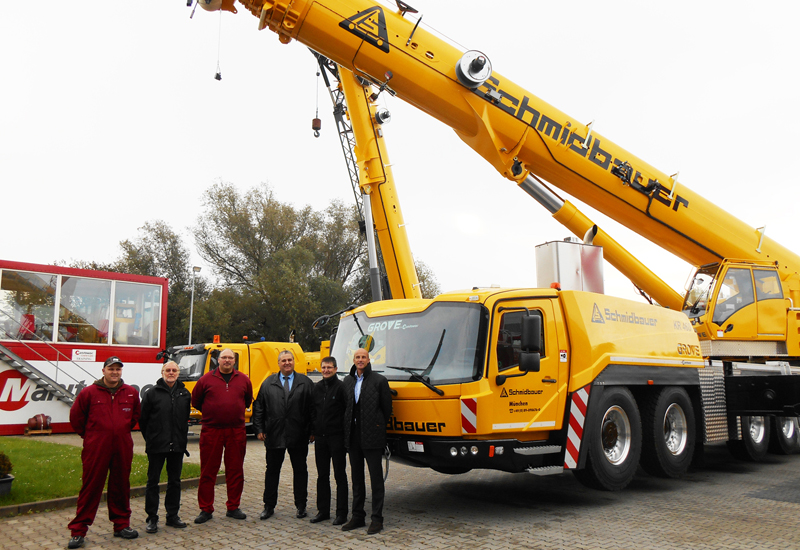 Schmidbauer adds two Grove cranes to its fleet