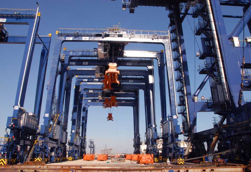 Huge gantry cranes delivered to Sohar Port