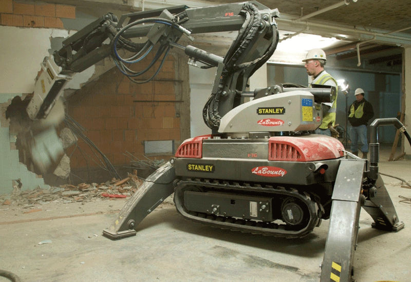 Demolition robot debuts at Las Vegas trade show