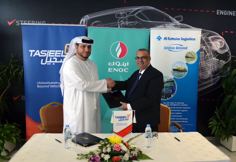 Tasjeel signs vehicle testing deal with Al-Futtaim