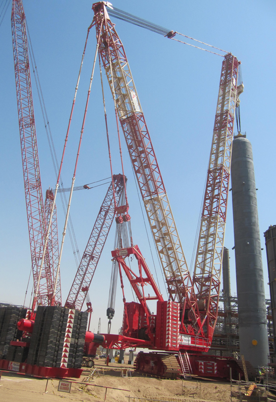 Terex crawler travels 1,250km for KSA reactor lift