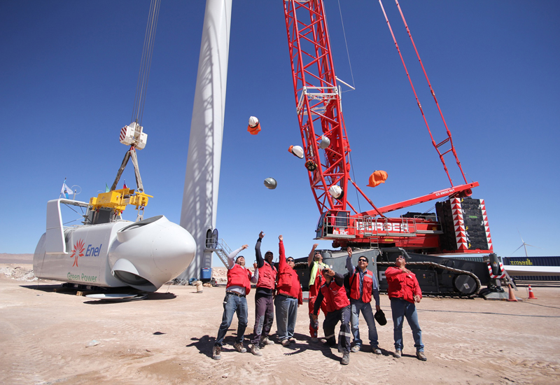 Chilean wind farm workers blown away by Terex unit