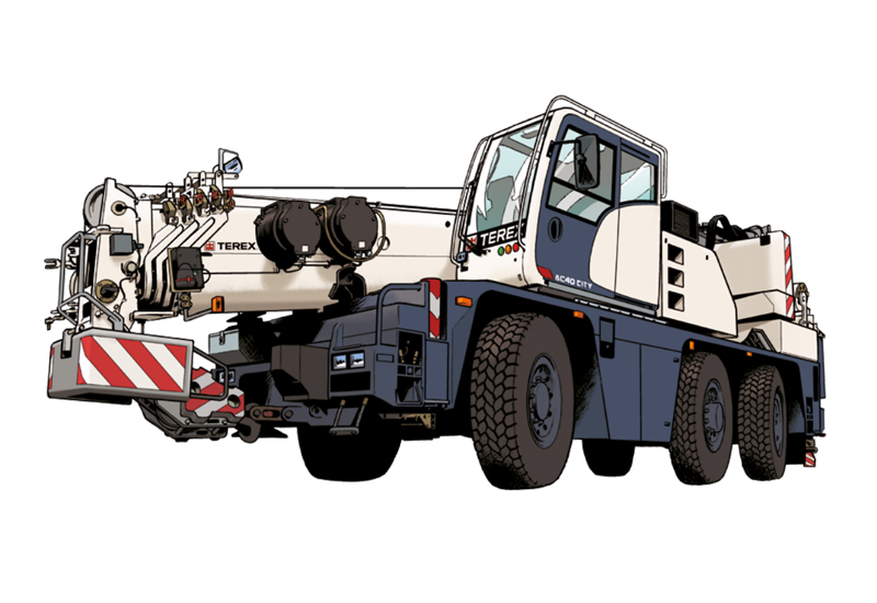 Terex uses comic to draw attention to crane range