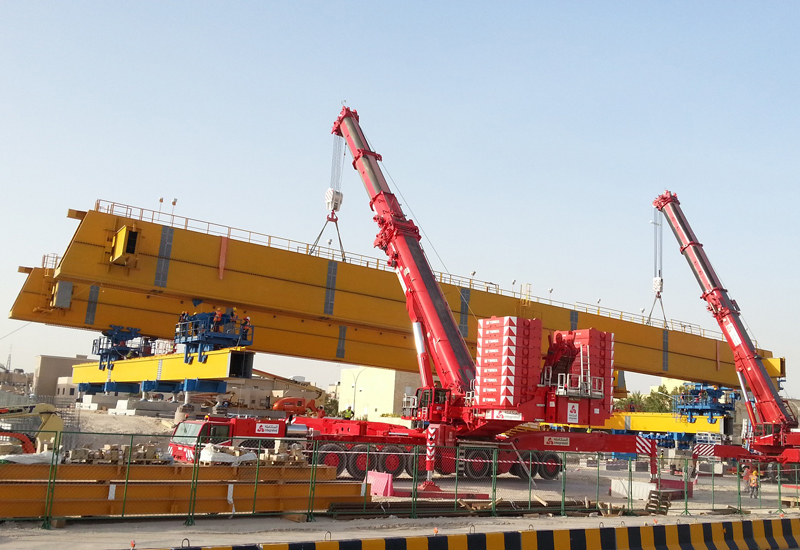 Terex cranes perform 200t tandem lift in Kuwait