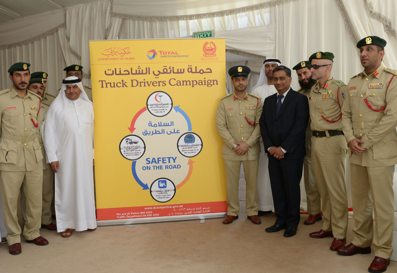 Total and Dubai Police start truck safety campaign