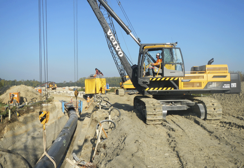 Volvo CE supports work on $890mn gas pipeline