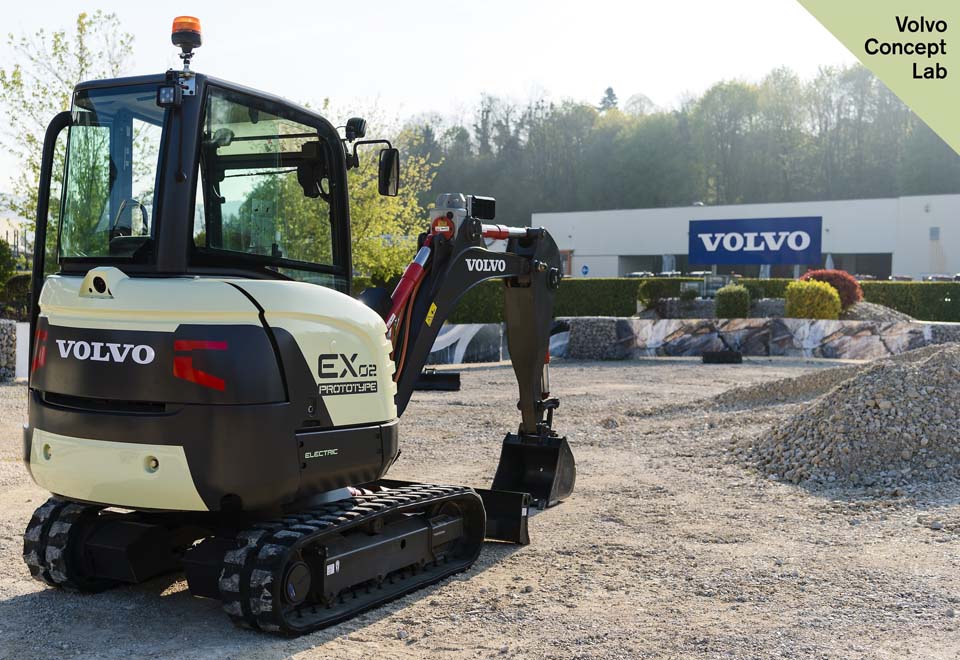 Volvo CE unveils fully electric compact excavator prototype