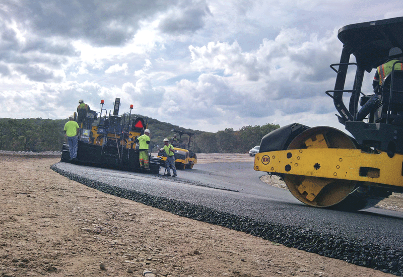 Volvo CE road equipment sets pace at US race track