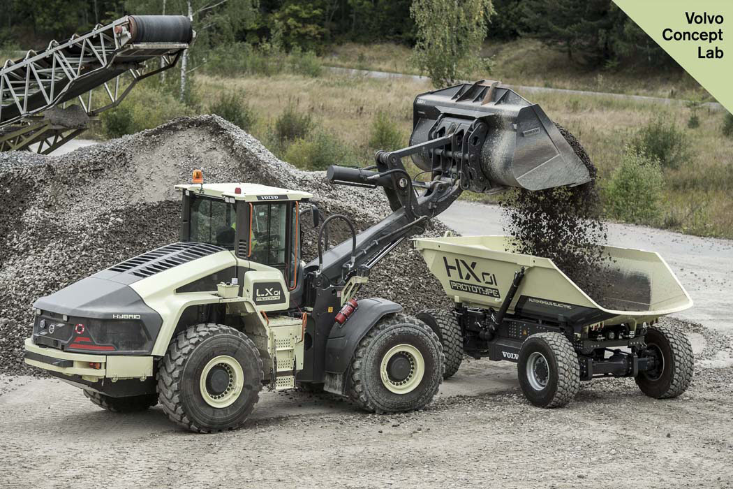 Volvo CE unveils futuristic equipment prototypes