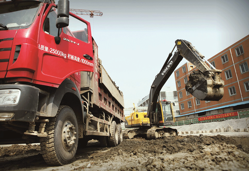 Volvo excavators help to create underground mall