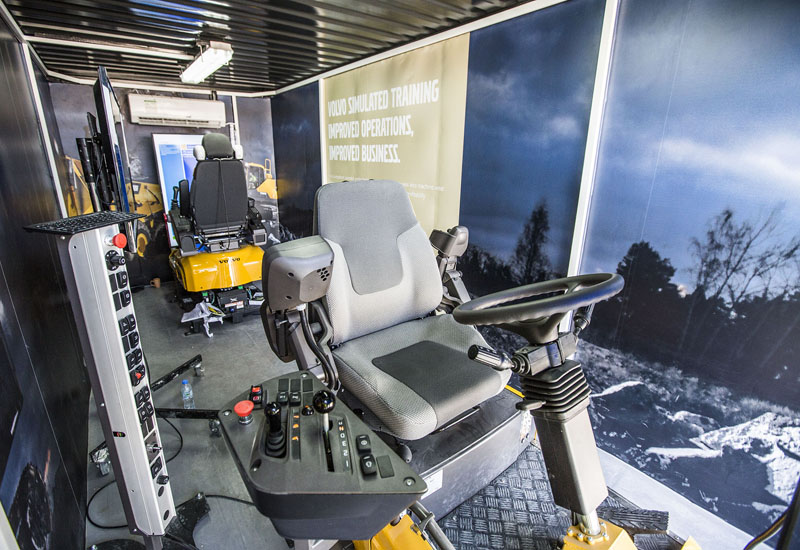 Volvo simulators prove popular in the Middle East