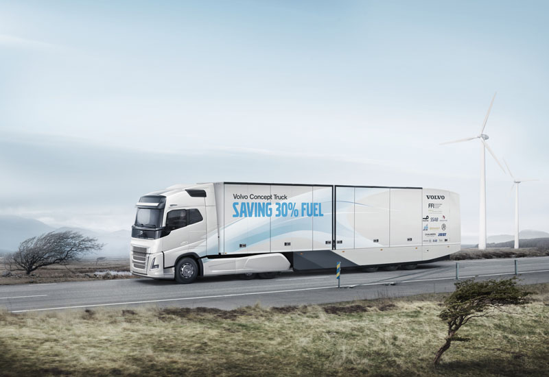 Volvo Trucks concept vehicle cuts fuel use by 30%