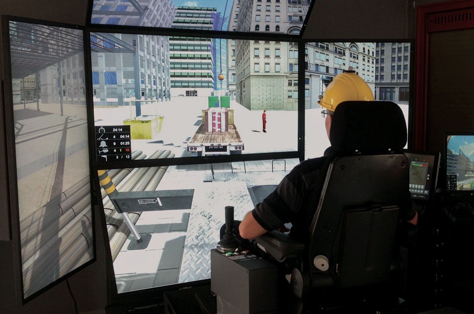 Simulators can help boost crane operator productivity