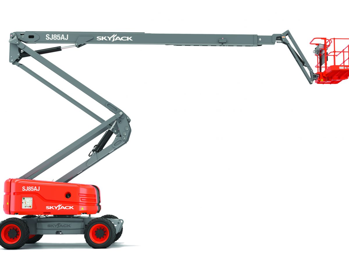 Skyjack pushes working at height limits with SJ85 AJ articulating boom