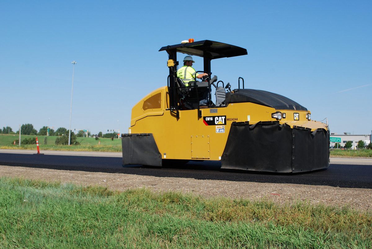 Caterpillar launches CW16 pneumatic rubber-tyre roller