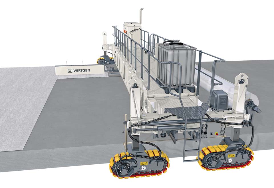 Wirtgen launches TCM 180 texture curing machine for concrete paving