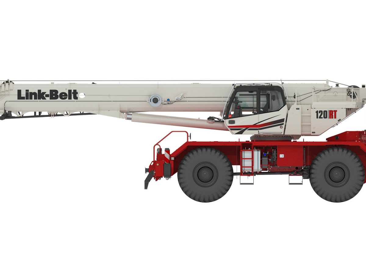 Link-Belt Cranes to introduce the 120 RT 120-ton rough terrain crane at bauma 2019