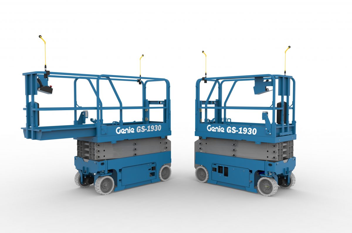 Genie develops contact alarm prototype for scissor lifts and vertical masts