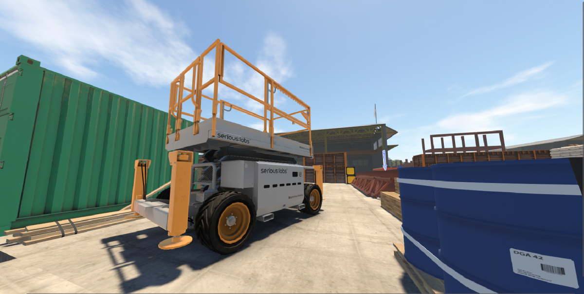 VR simulator helps train scissor lift operators