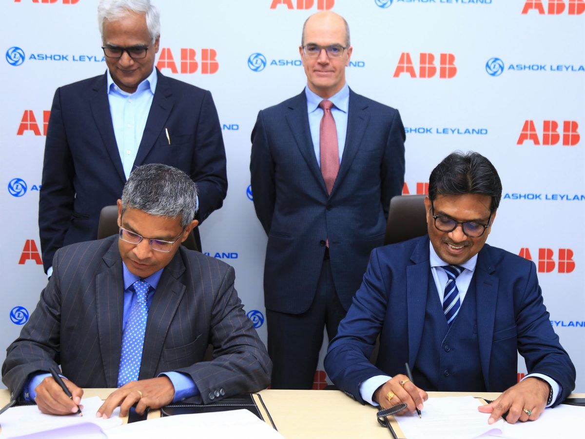 Ashok Leyland to develop electric bus based on ABB’s TOSA flash-charge technology