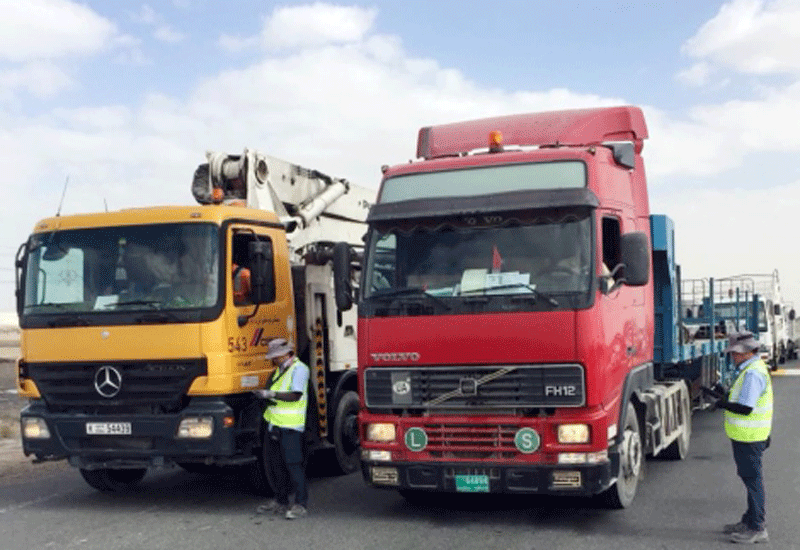 Dubai roads authority fits 5,000 trucks with monitoring devices