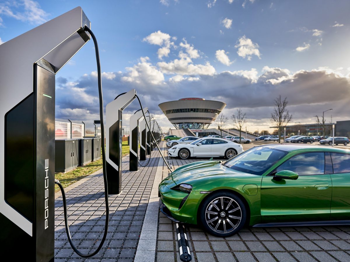 Porsche opens Europe's most powerful rapid-charging park in Leipzig, Germany