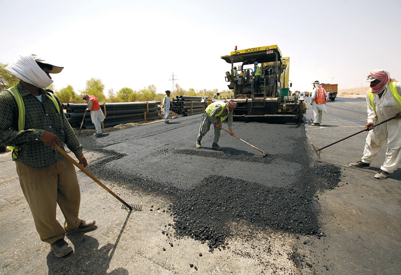 Road Building in Al Ain