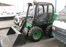 Stolen skid-steer tracked to Sharjah