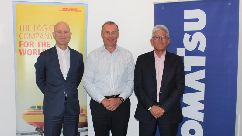 Komatsu signs multi-year deal with DHL in Australia to import over a million kg of machinery parts