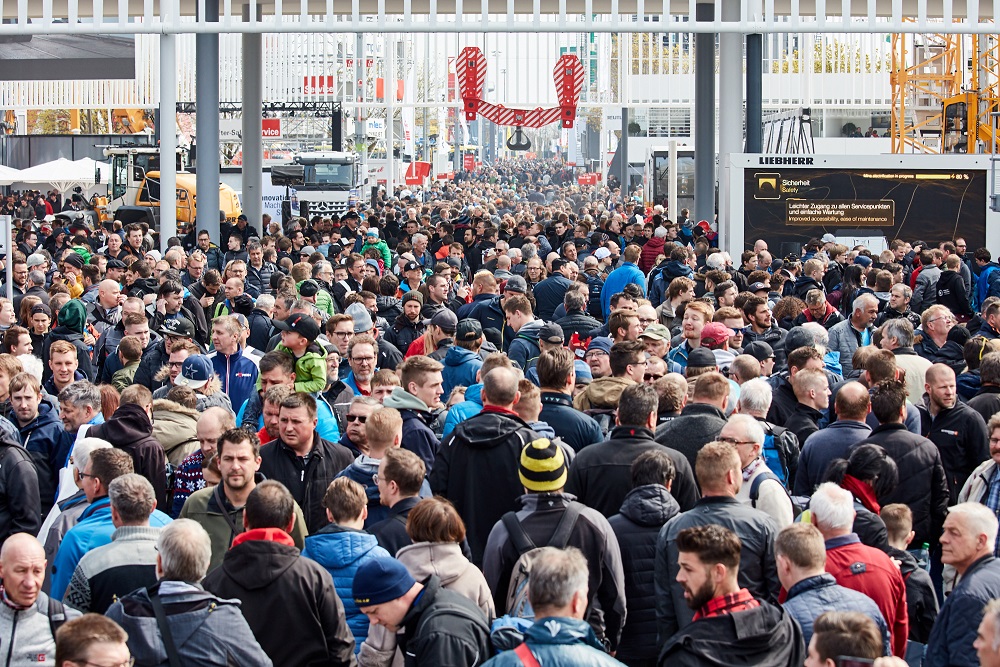 bauma 2019 attracts over 620,000 visitors, 40,000 more than the previous edition