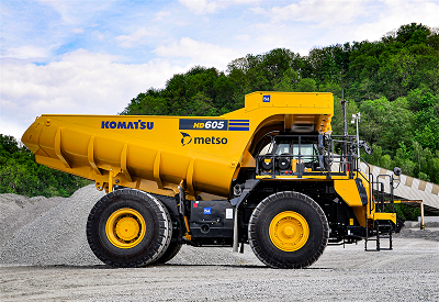 First two Metso truck bodies delivered to quarry in Belgium