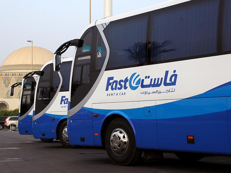 Race to the start for F1 buses