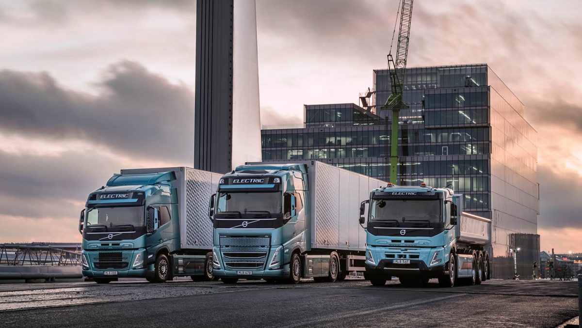 Volvo anticipates rapid electrification of heavy road transport