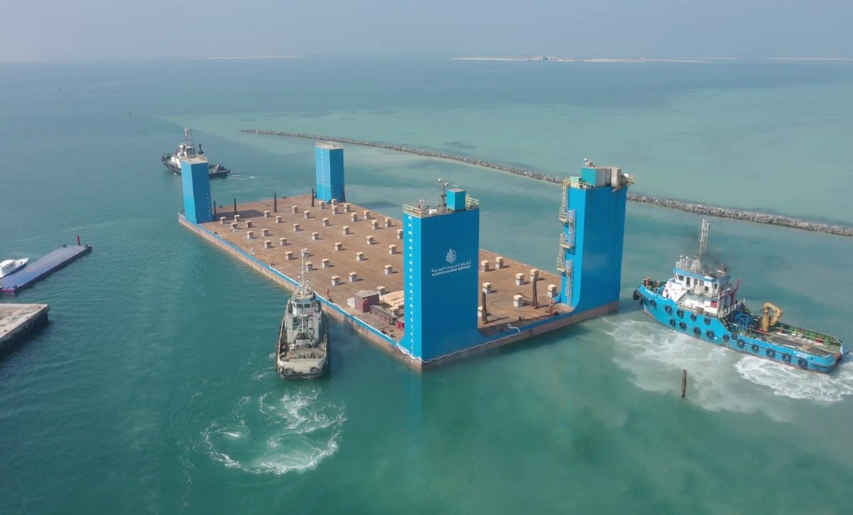 Mammoet launches two floating drydocks via float-off operation in Saudi Arabia