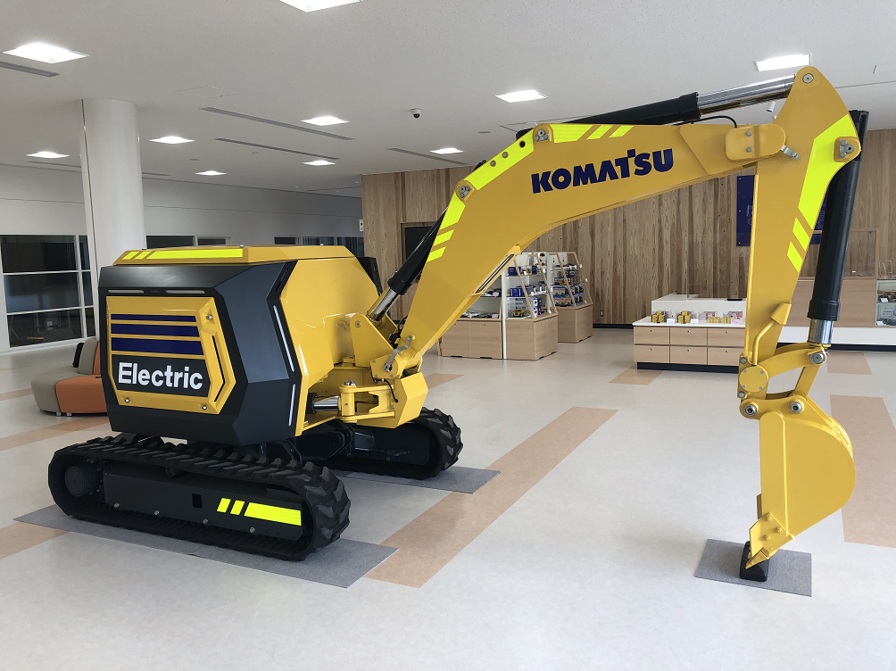 Komatsu showcases fully electric, remote-controlled concept mini excavator