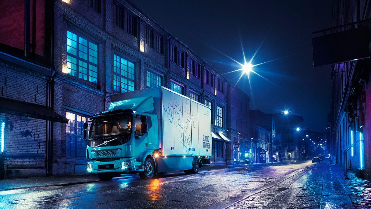 Volvo premieres all-electric truck for commercial use