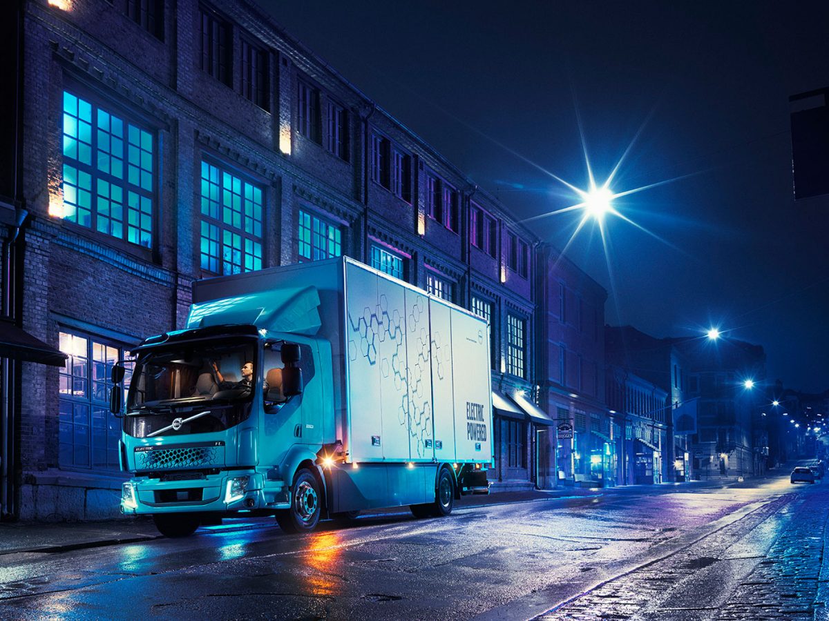 Volvo premieres all-electric truck for commercial use