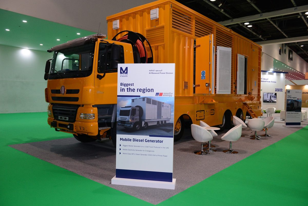 Al Masaood Power unveils mobile electric power generator with MTU diesel genset