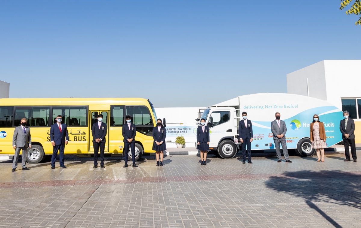 School Transport Services switches to Biofuel at GEMS Modern Academy