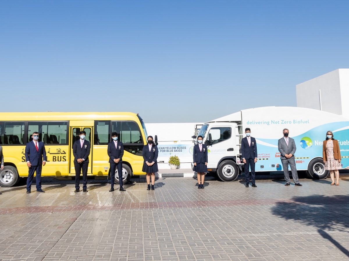 School Transport Services switches to Biofuel at GEMS Modern Academy