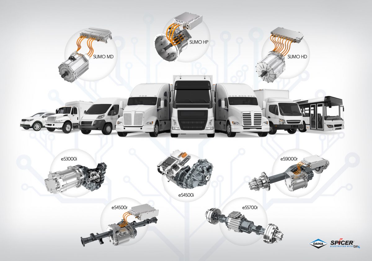 Dana unveils fully integrated electro-mechanical propulsion systems for commercial vehicles