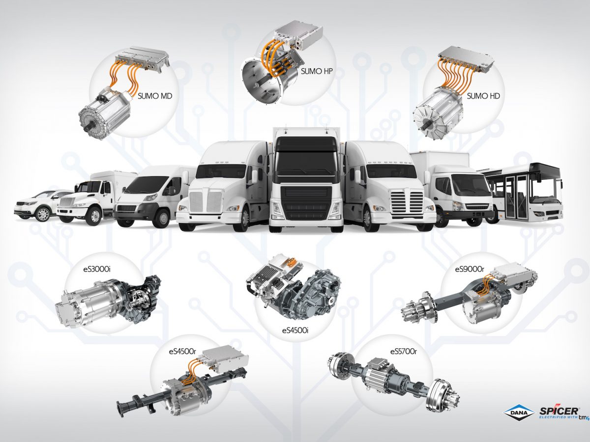 Dana unveils fully integrated electro-mechanical propulsion systems for commercial vehicles