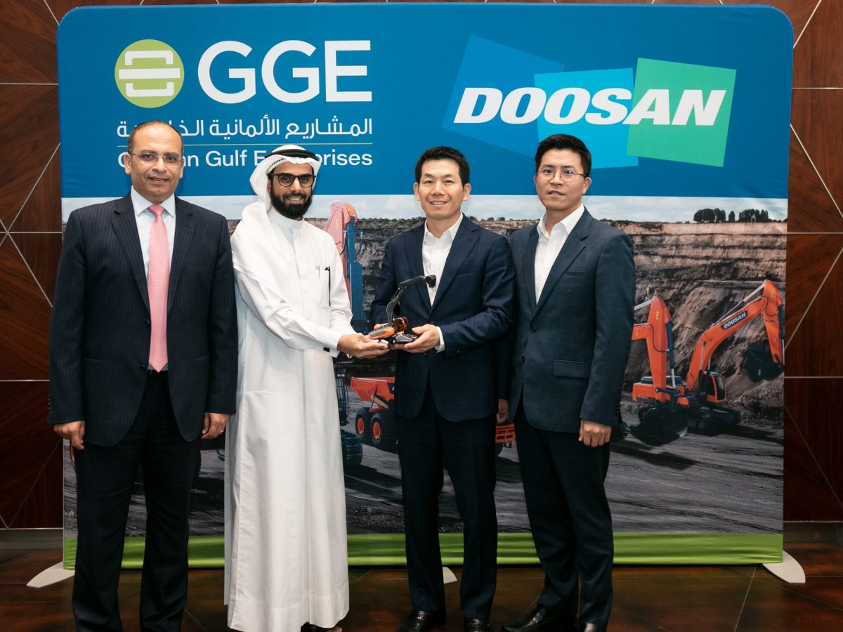 Doosan Infracore appoints German Gulf Enterprises as authorised distributor in the UAE