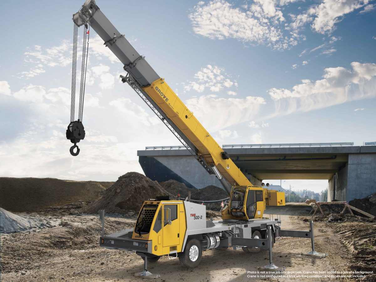 Manitowoc unveils Grove TMS500-2 truck crane